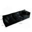 Canapé modulaire surdimensionné en forme de L avec repose-pieds réversible Free Combination Comfy Upholstery
