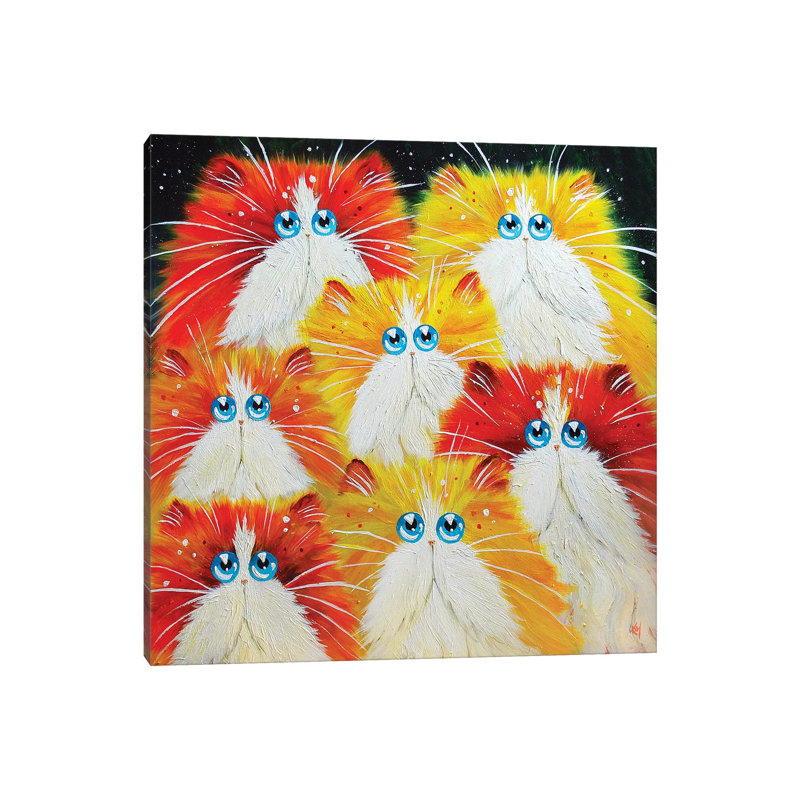 Gingerama by Kim Haskins - Wrapped Canvas Print, 66.04 cm H x 66.04 cm W x 3.175 cm D