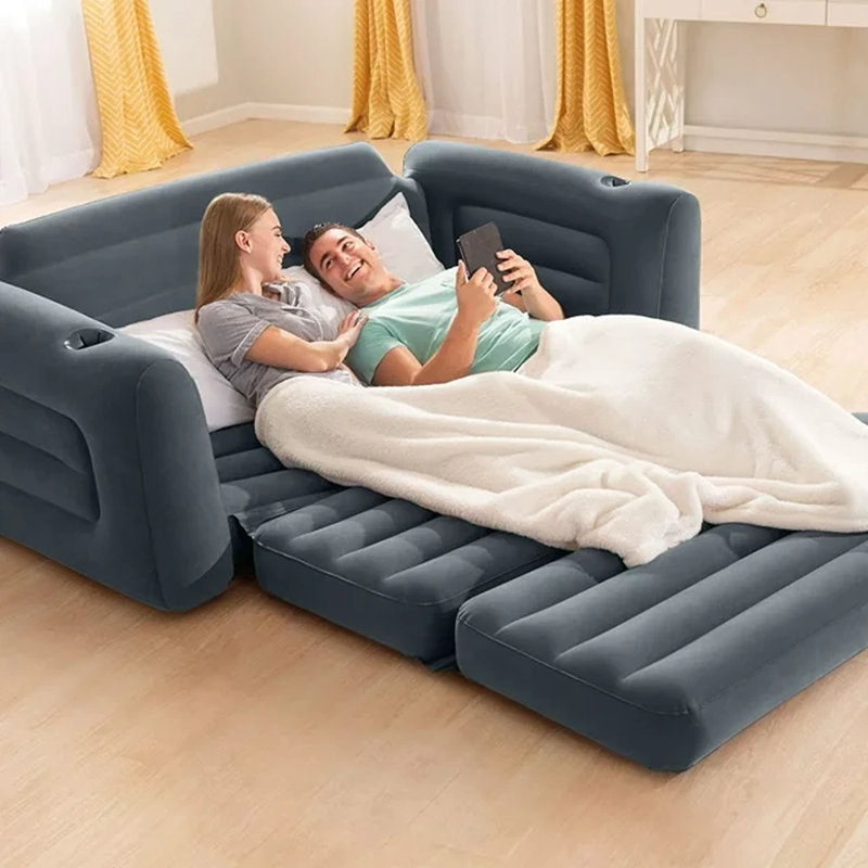 18'' Upholstered Sleeper Sofa Air Mattress
