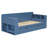 Full Size Daybed With Removable Desk, Storage Drawers & Hydraulic Side Table, Blue-927296136-927296143