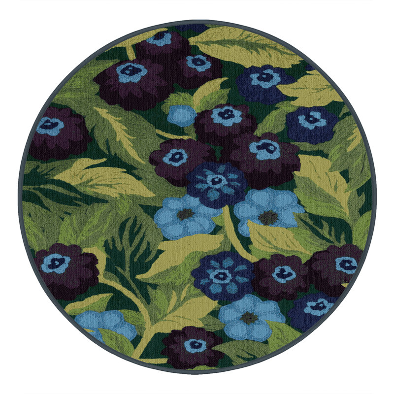  Tapis lavable à la myrtille, Rectangulaire 3 pi x 5 pi