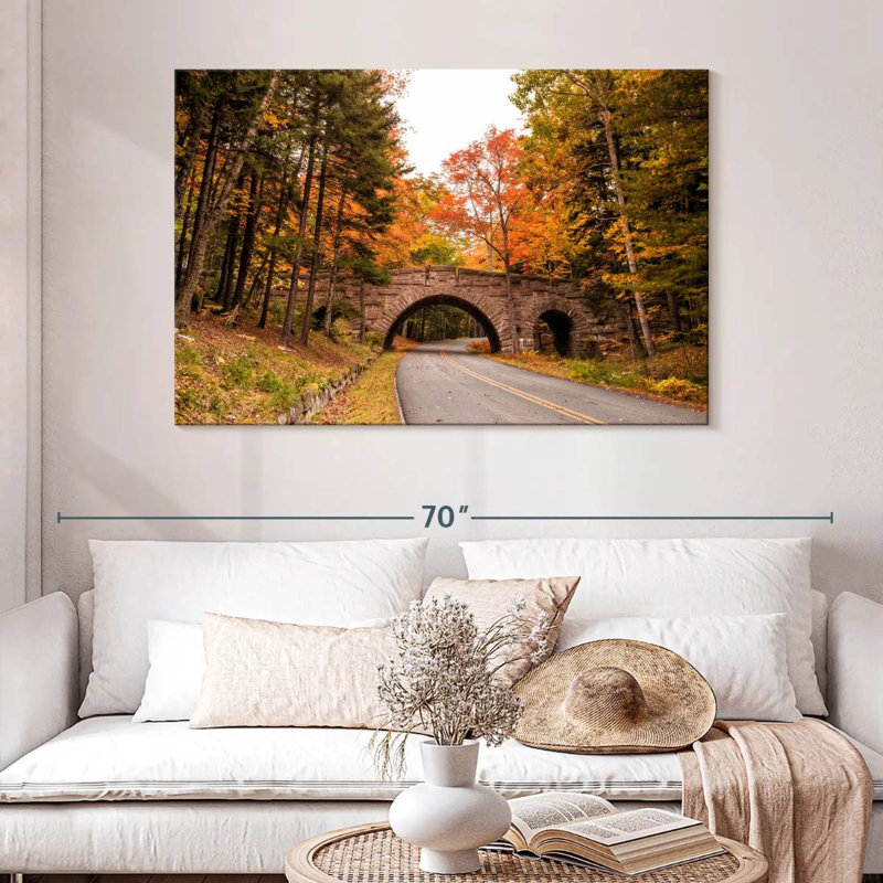Alvord Acadia Park Bridge - automne, H 32 po x l 48 po