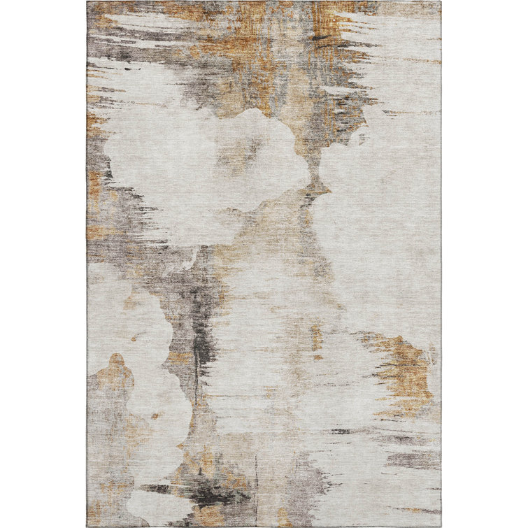 Premium Machine Washable Prisco Beige Rug