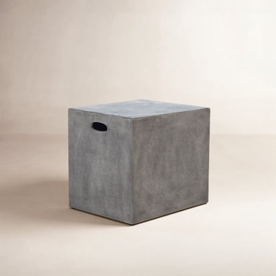 Lionel Concrete Accent Stool