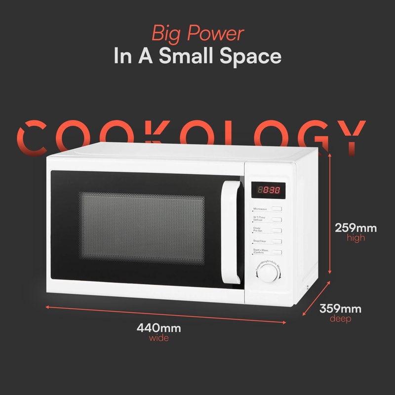 Rosalind Wheeler 44cm 20m³ L Countertop Microwave