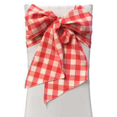 Huertas Checkered Chair Bow
