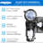 Swimline HydroTools 40 Sq Ft Extra Flo 5 Element Cartridge Pool Filter Tank