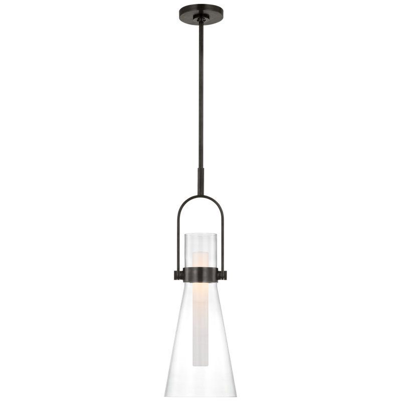 Larkin 2 - Light LED Pendant, 29.25" H x 9.25" W x 9.25" D, Bronze