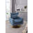 360-Degree Swivel Accent Chair with a Pillow-2074808245
