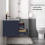 Base de meuble-lavabo simple mural 24 po seulement, armoire flottante avec tiroirs à fermeture en douceur, comptoir d'évier non inclus-111361993