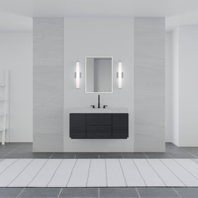 Vanity, Square, 18", 20W, Chrome