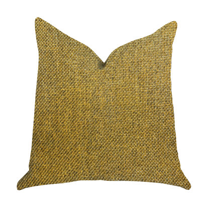 Oreiller de luxe moutarde