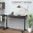 Gadmann Adjustable Metal Base Standing Desk