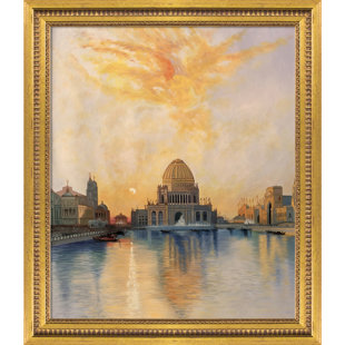 La Pastiche Chicago World's Fair with Versailles Gold Queen Frame