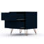 Table de chevet 20 po Rockefeller en bleu minuit (2 tiroirs)-1858421427