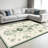 Floral Medallion Green carpet-easy to clean, machine-washable, soft and comfortable; suitable for door mats, kitchens, living rooms, bedrooms, corridors, and laundry areas. Easy to clean, durable carpet for home decoration.-129169355