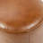 Nico 16" Round Leather Ottoman Stool