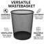 Poubelle ronde en filet en acier 2,5 gallons Creative Home pour poubelle ou recyclage