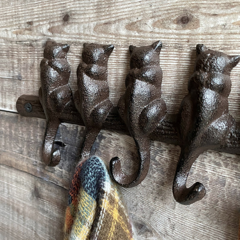 Rew Metal Wall Organizer with Key Hooks
