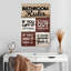 Toilette Commandements, impression sur toile-92279733