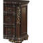 Table de chevet royale pour chambre à coucher, 3 tiroirs, fini placage cerisier, style traditionnel, pour la décoration