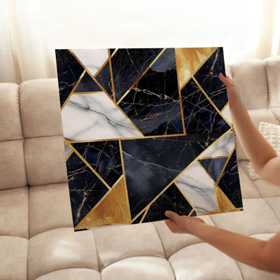 «Abstract Geode Shapes», reproduction d'art moderne sans cadre