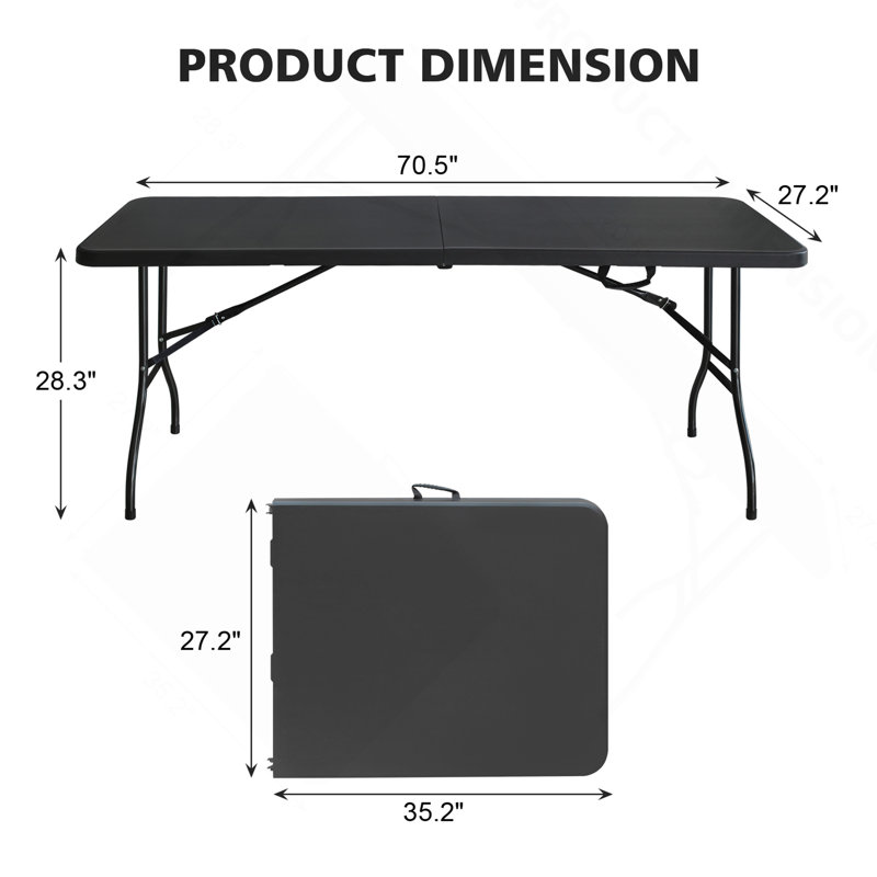 Table de pique-nique pliante 6 pi