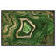 «Abstract Dreaming About Emerald Geode Crystals», impression sur toile tendue-68015342-68015345