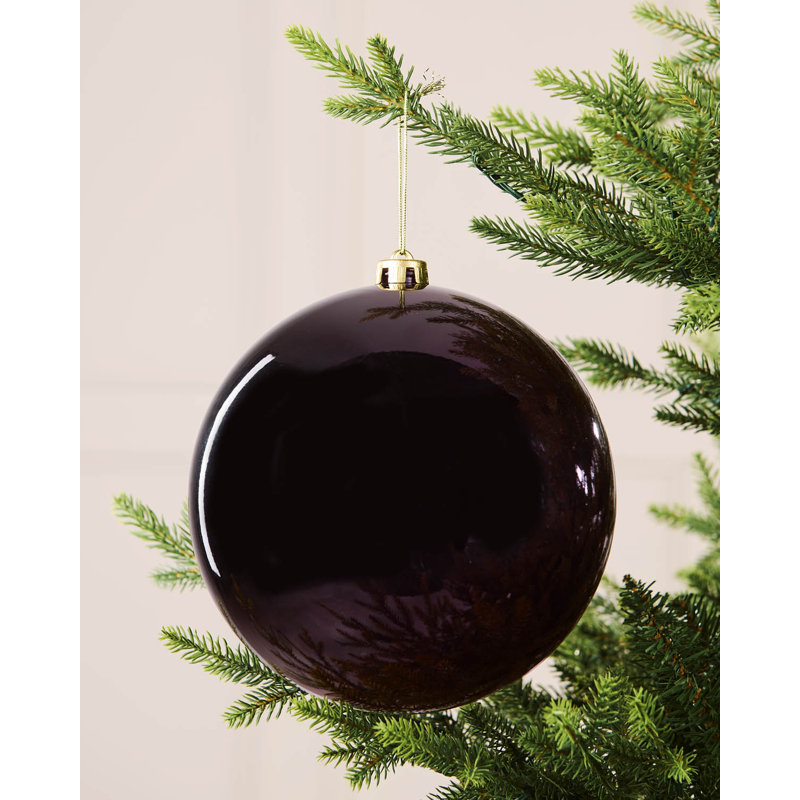 21.8cm Polystyrene Bauble, 21.8 cm H x 20 cm W x 20 cm D, Purple