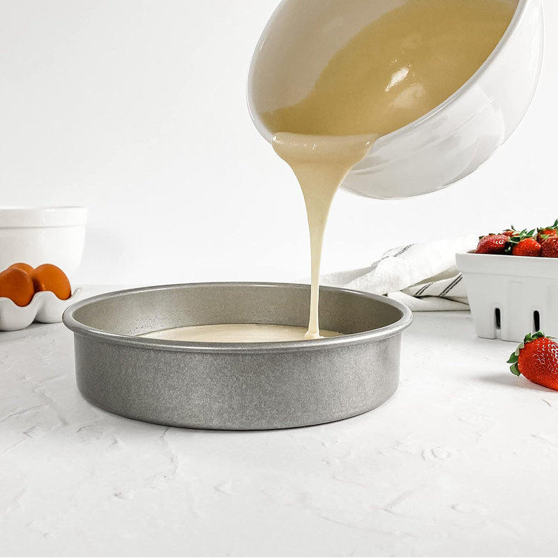 Ensemble de 3 moules à gâteaux ronds 4 po, 6 po et 8 po USA Pan