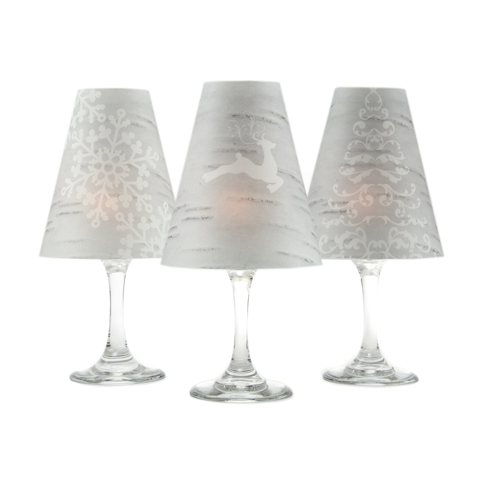 Wine deals lamp shades