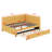 Upholstered Daybed with  Trundle, Sofa Bed Frame Ideal for Guests-1000177730