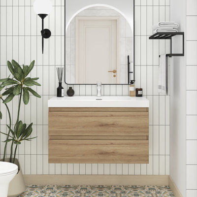Ensemble de meuble-lavabo simple 36 po avec plateau Manaya