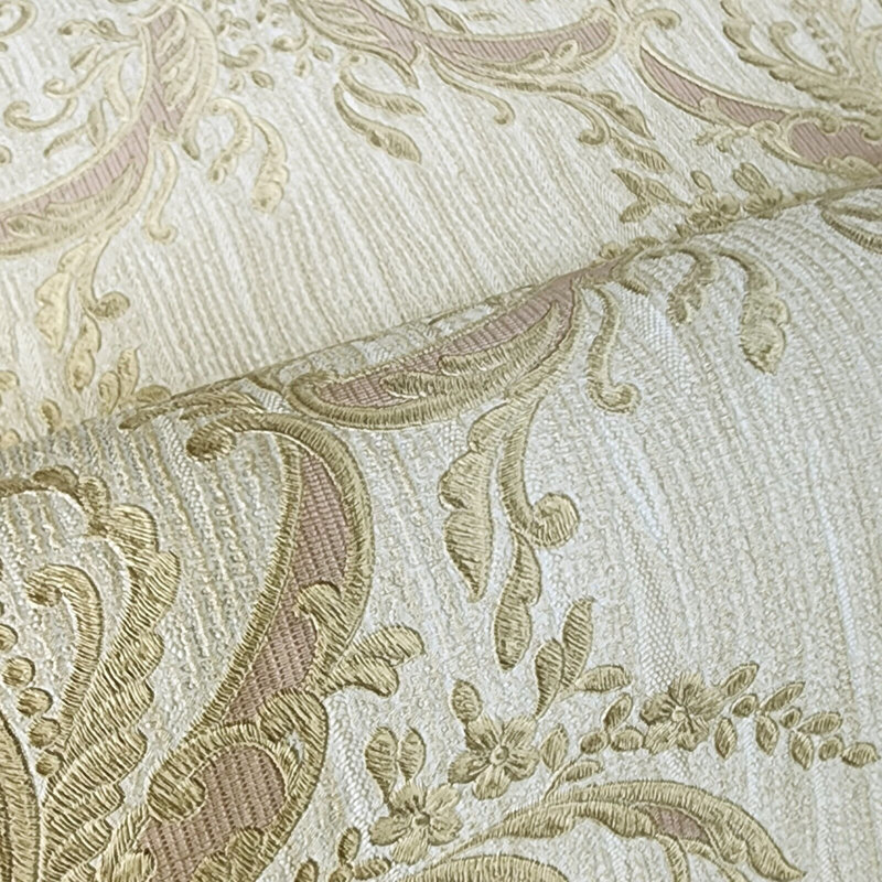 Papier peint imitation damas victorien Dupo