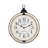 Oversized Old Town Round Frame With Top Loop Wall Clock