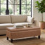 Banc de rangement rembourré en similicuir de 41 po de largeur-132842580-132842582