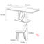 Ensembles de table de salle à manger simple et moderne de style italien-107256424-107256422