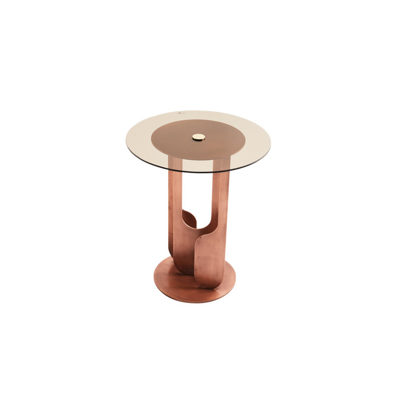 Egg Designs 'Drop' Glass End Table