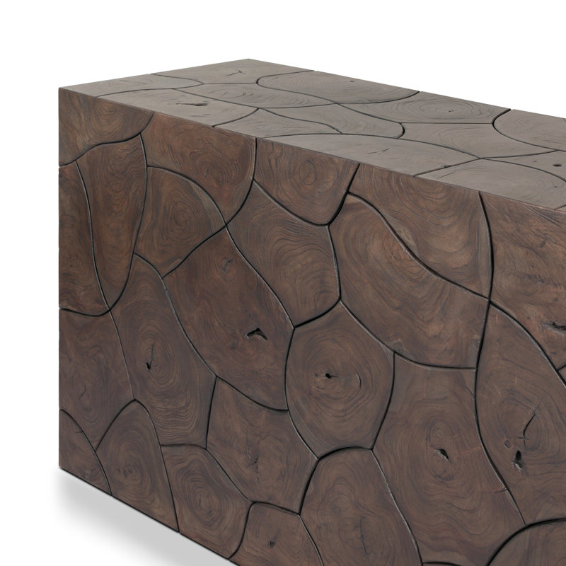 Console Tomlin, Teint selle brun-teck