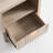 Arrilla 25" H Fluted 1-Drawer Nightstand with Built-In Outlets-1283423438
