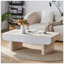 Table basse Mid-Century moderne avec tiroir cannelé-1286942077
