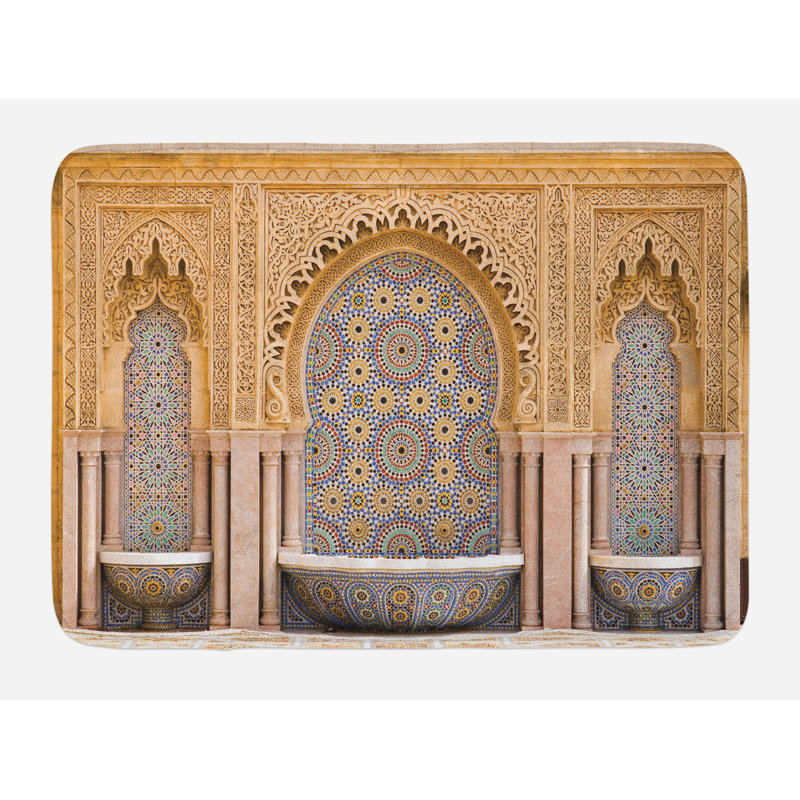  Tapis de bain avec envers antidérapant