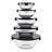 10-Piece Glass Bowls and Lids Set - with Multiple Bowl Sizes for Storage, Meal Prep, and Serving-20659957