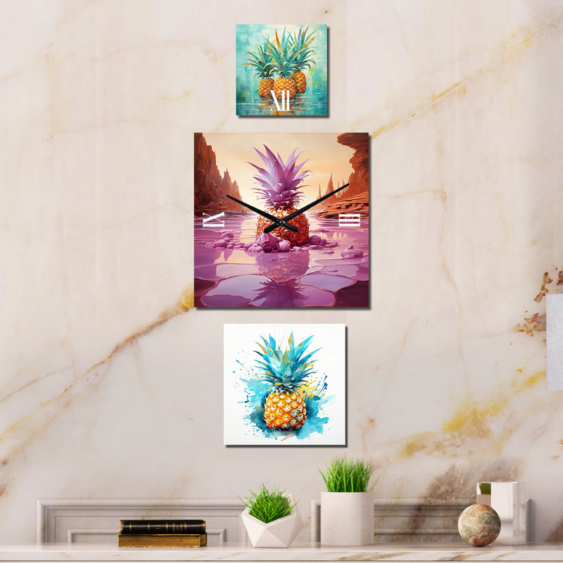 Caydyn Metal Wall Clock
