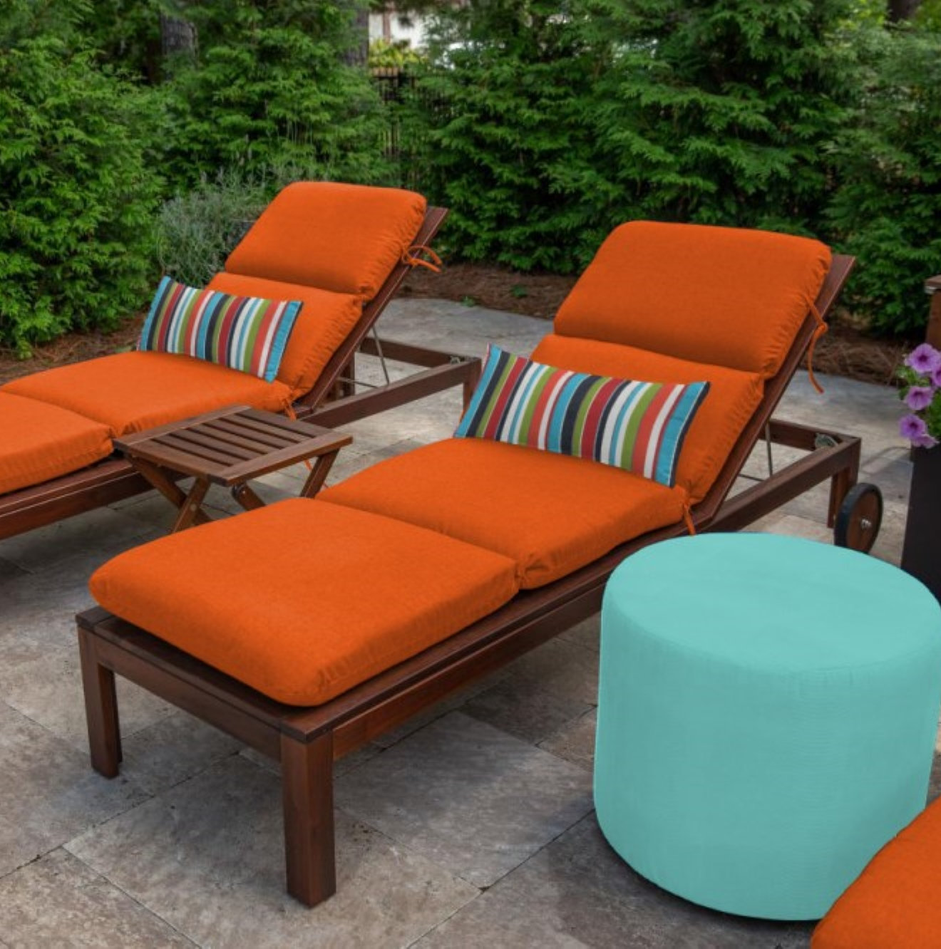 23" Sunbrella® Seat and Back Cushion, Pottery