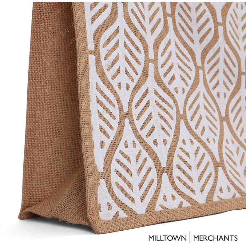 Jute Picnic Tote Bag