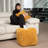 Demetrios Faux Fur Pouf-689426617