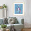 «Crustacean Core Summer Blue» par Gadd Wood, reproduction d'art encadrée-1973323498-1973323499