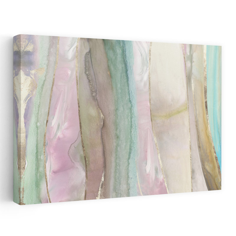 Reduction Abstract Organic Art contemporain, H 32 po x l 48 po