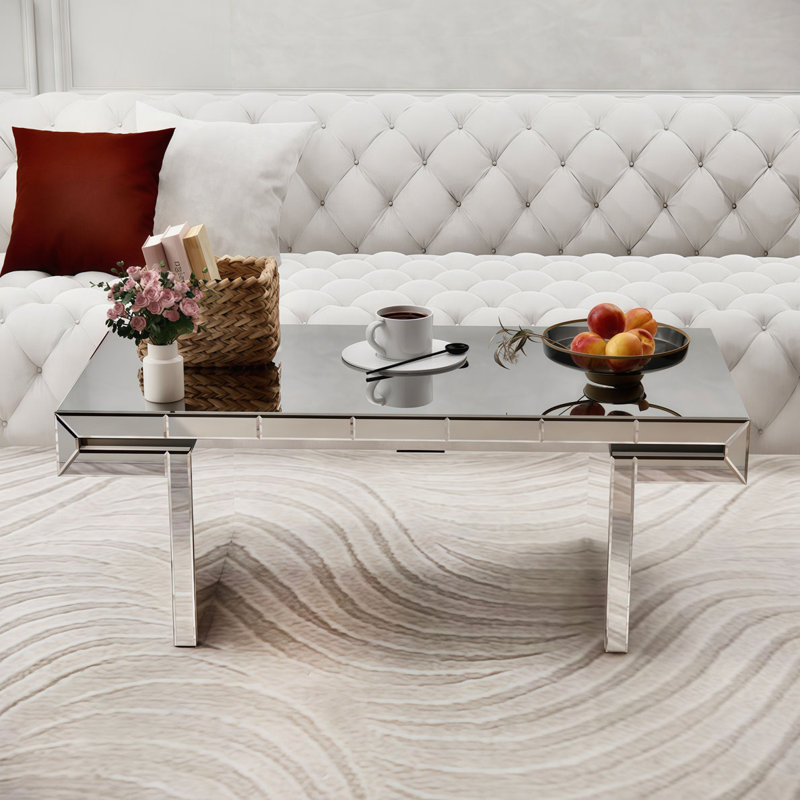 Rectangular Mirror Coffee Table